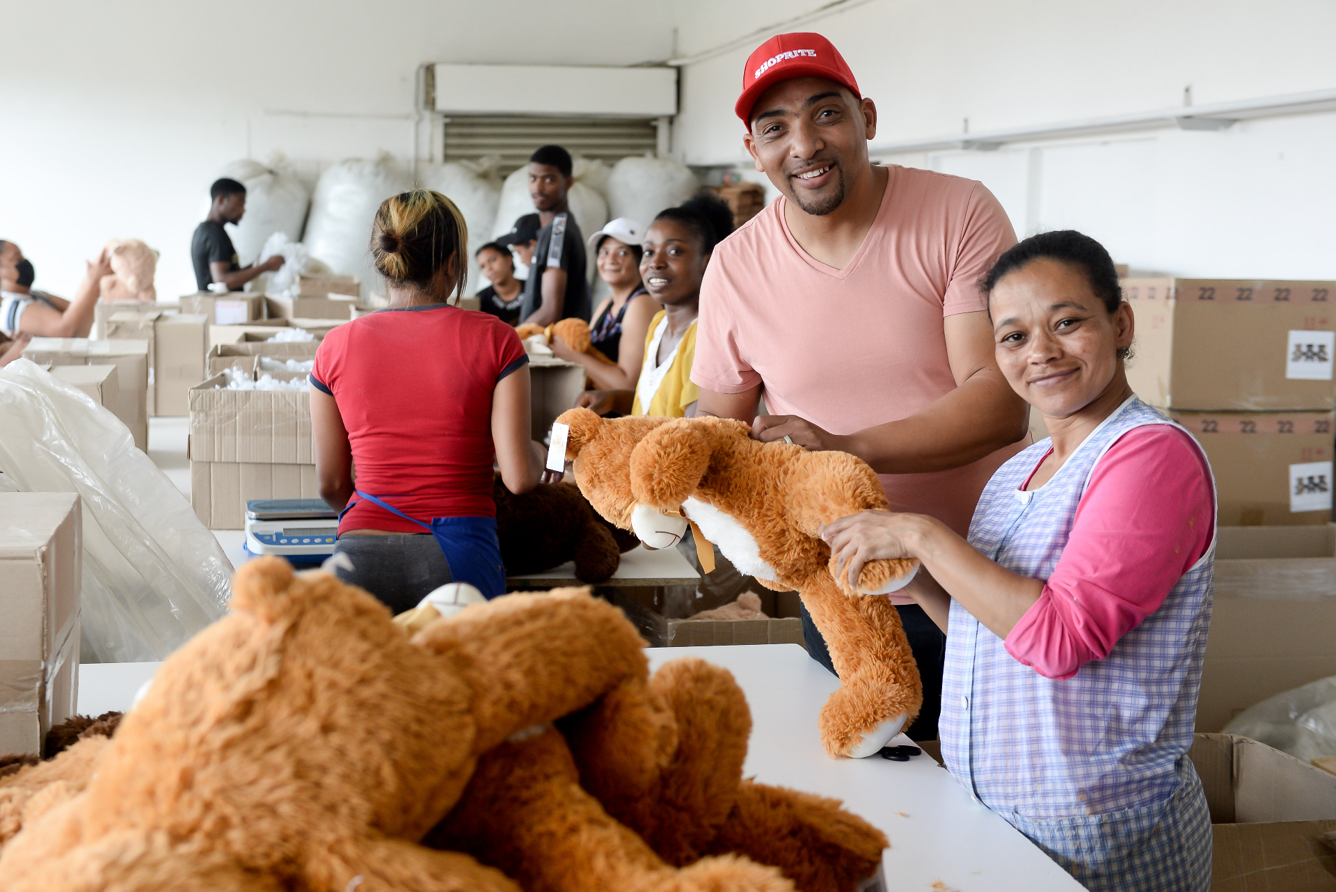 Checkers store teddy bears